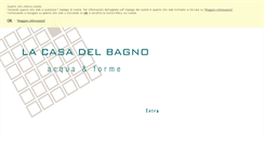 Desktop Screenshot of casadelbagno.it